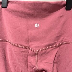lululemon Dusty Rose High Rise Leggings Size 4